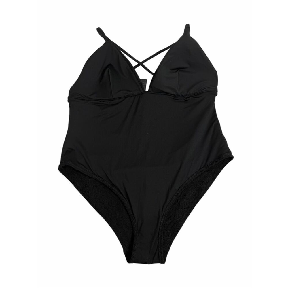 H&M XL Black One Piece Swimsuit